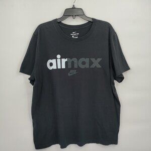 Nike Tee Airmax 100% Cotton Crewneck Short Sleeve T-Shirt Lightweight XL Mens